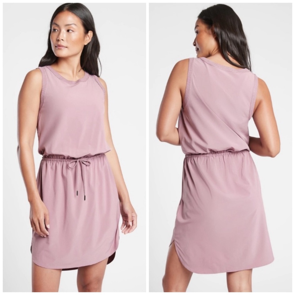 Athleta Rincon Dress Cascadia Violet Mauve Pink Size Small